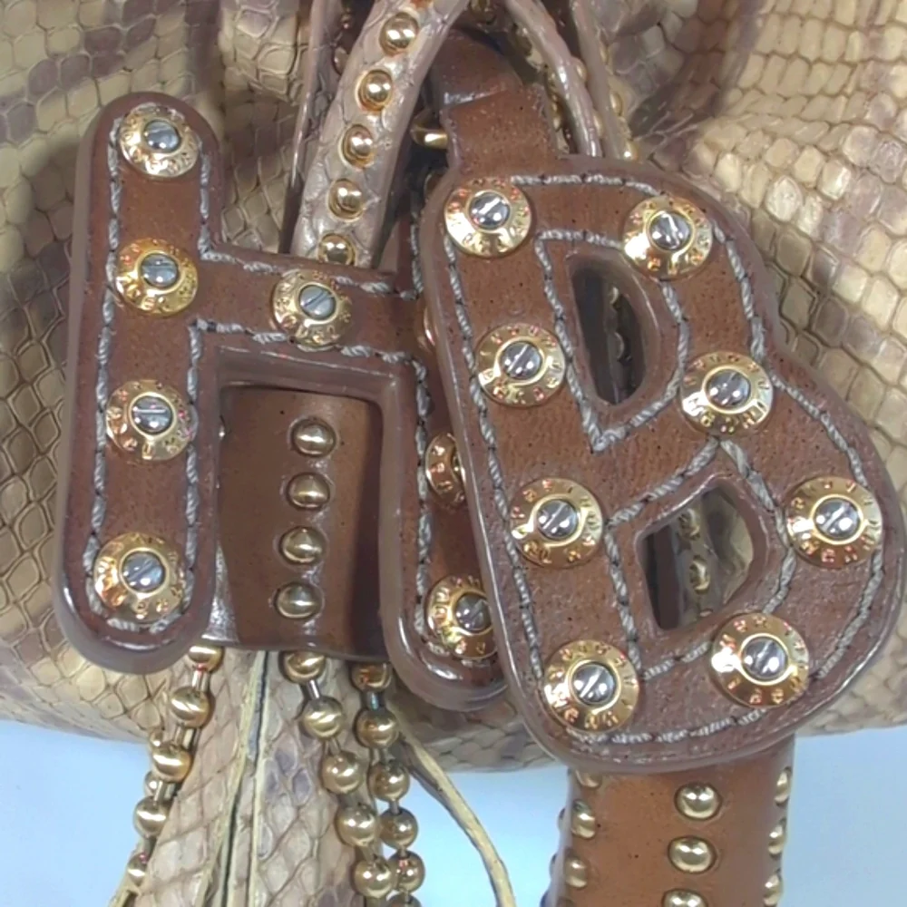 Henri Bendel Snake Skin Hobo Bag